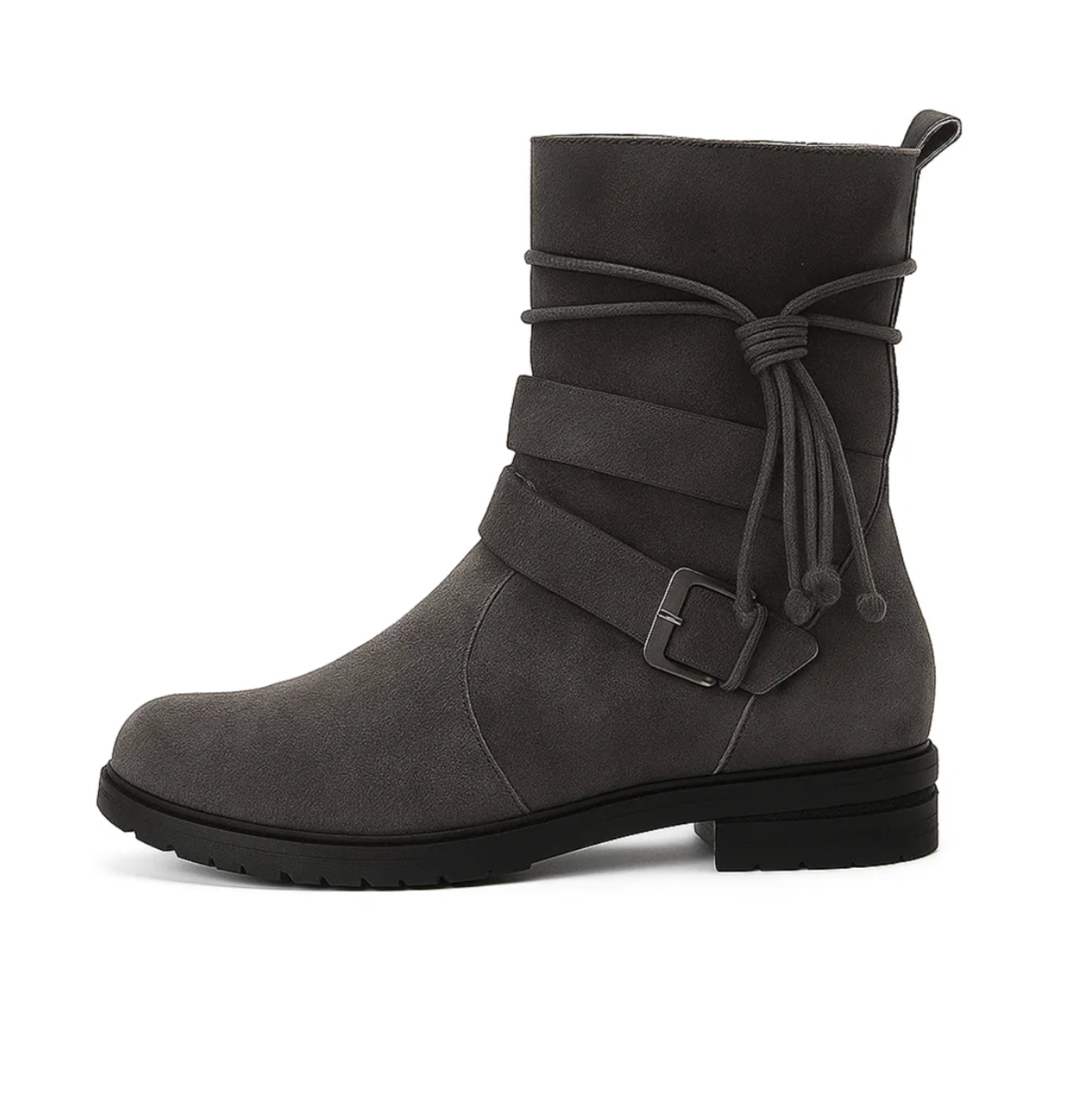 BOTINES CORTOS CON ASPECTO DE ANTE