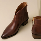 BOTINS DE CUERO ELEGANTES