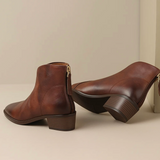 BOTINS DE CUERO ELEGANTES