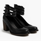 ZAPATOS DE TACÓN DE CUERO