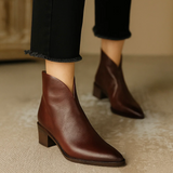 BOTINS DE CUERO ELEGANTES