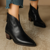 BOTINS DE CUERO ELEGANTES