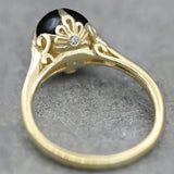 ANILLO ART DECO PERLA SOLITAIRE ORO