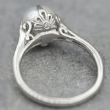 ANILLO ART DECO PERLA SOLITAIRE ORO