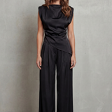 Selora – Draped waist detail – Casual elegance set