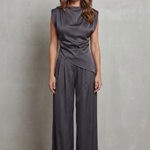 Selora – Draped waist detail – Casual elegance set
