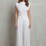Selora – Draped waist detail – Casual elegance set