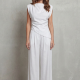 Selora – Draped waist detail – Casual elegance set