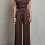 Selora – Draped waist detail – Casual elegance set