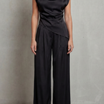Selora – Draped waist detail – Casual elegance set