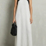Seravelle – Cross-halter elegance – Maxi dress