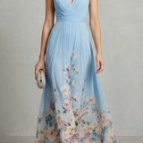 Serelisse – Romantic floral ombre – Maxi dress
