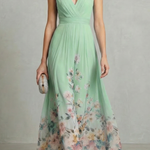 Serelisse – Romantic floral ombre – Maxi dress