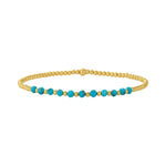 PULSERA CHIC 18K ORO TURQUESA PERLÉ