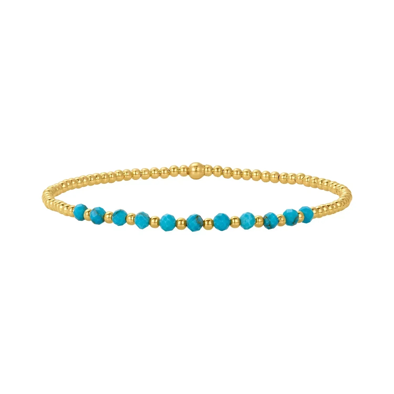 PULSERA CHIC 18K ORO TURQUESA PERLÉ
