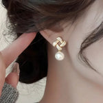 PENDIENTES CRISTAL MAILLON PERLA GOTA