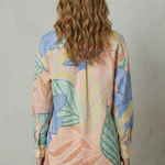 Solmara – Tropical leaf print – Shirt and short set