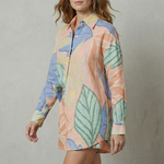 Solmara – Tropical leaf print – Shirt and short set