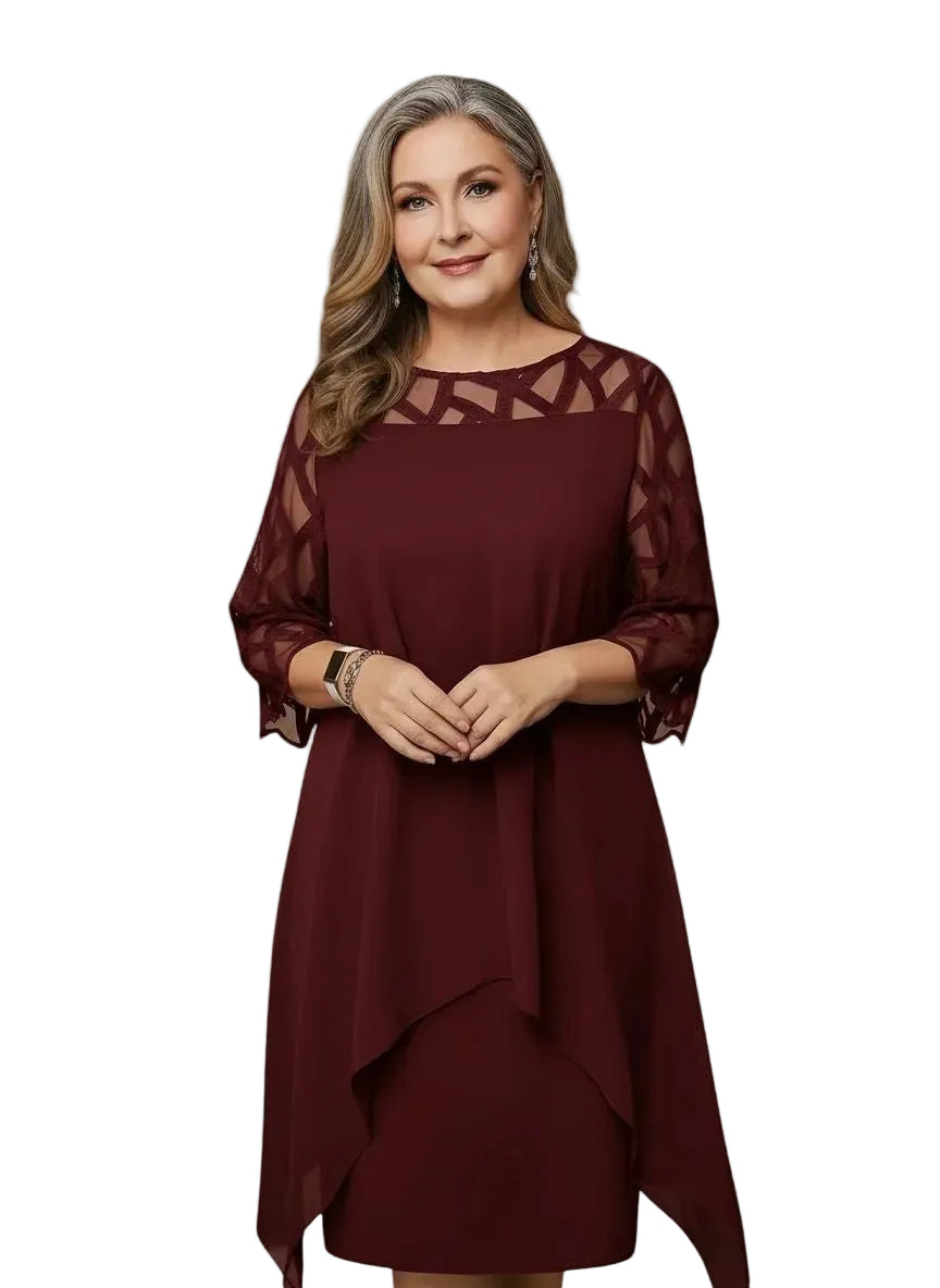 VESTIDO MIDI ELEGANTE Y CÓMODO - VALERINA MARBELLA