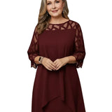 VESTIDO MIDI ELEGANTE Y CÓMODO - VALERINA MARBELLA