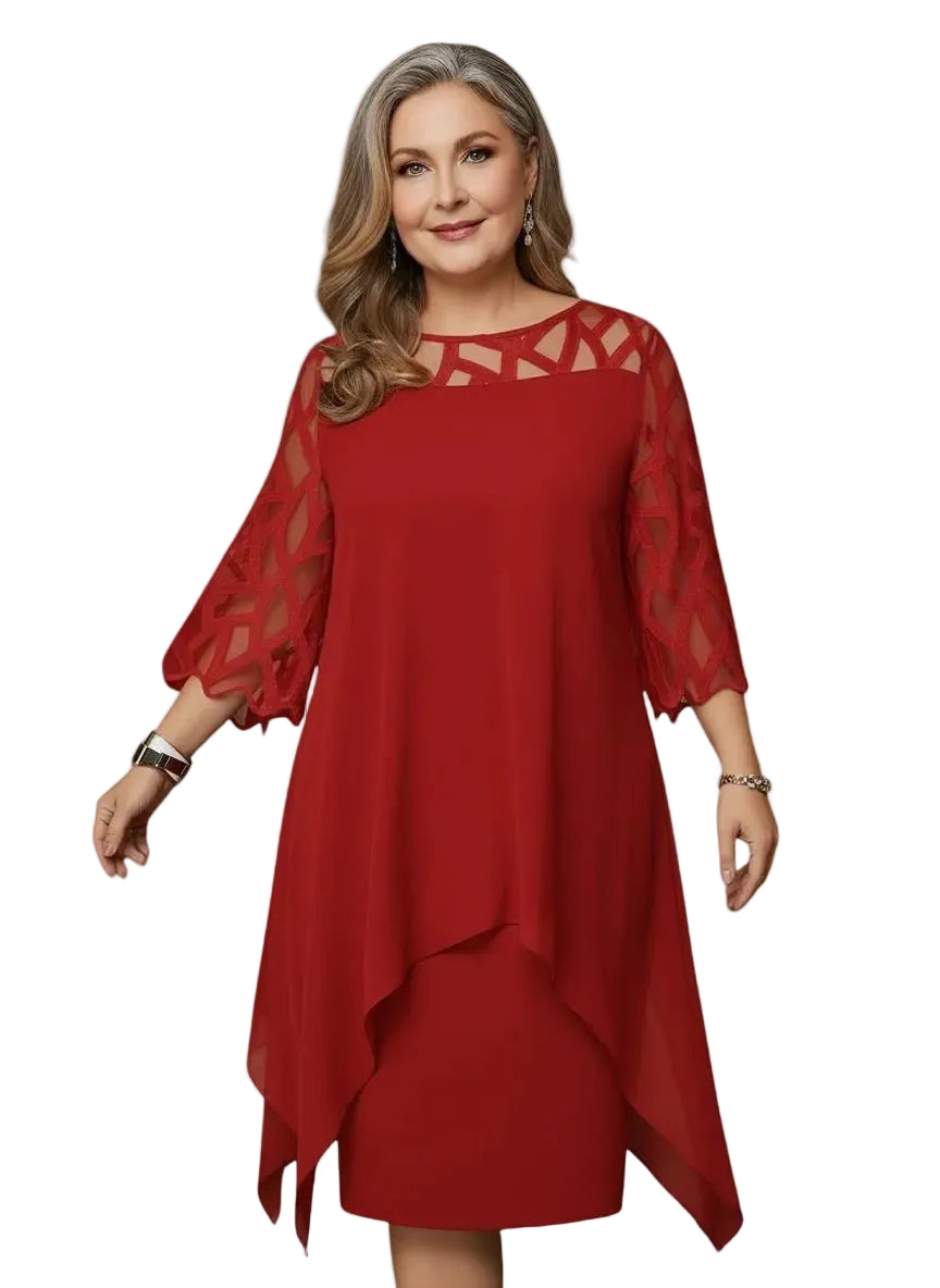 VESTIDO MIDI ELEGANTE Y CÓMODO - VALERINA MARBELLA