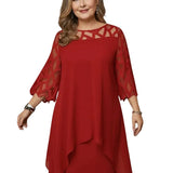 VESTIDO MIDI ELEGANTE Y CÓMODO - VALERINA MARBELLA