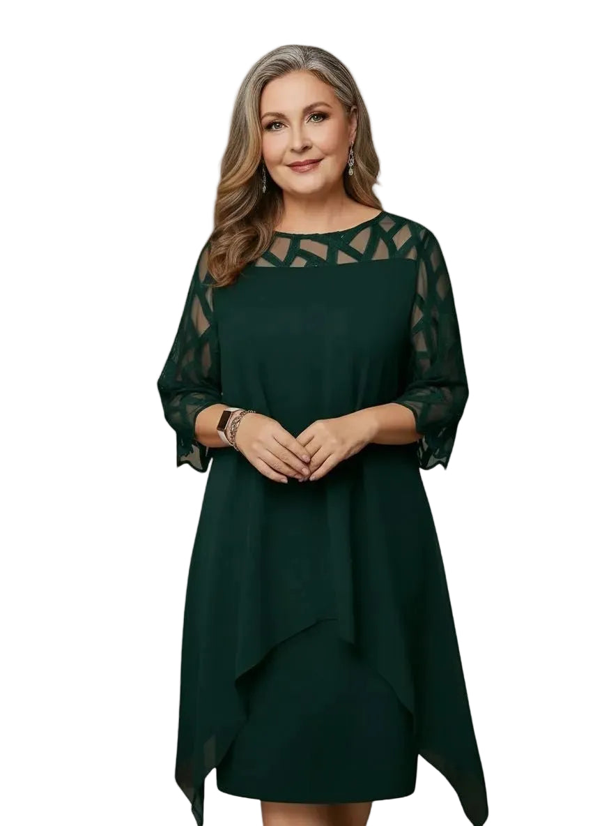 VESTIDO MIDI ELEGANTE Y CÓMODO - VALERINA MARBELLA