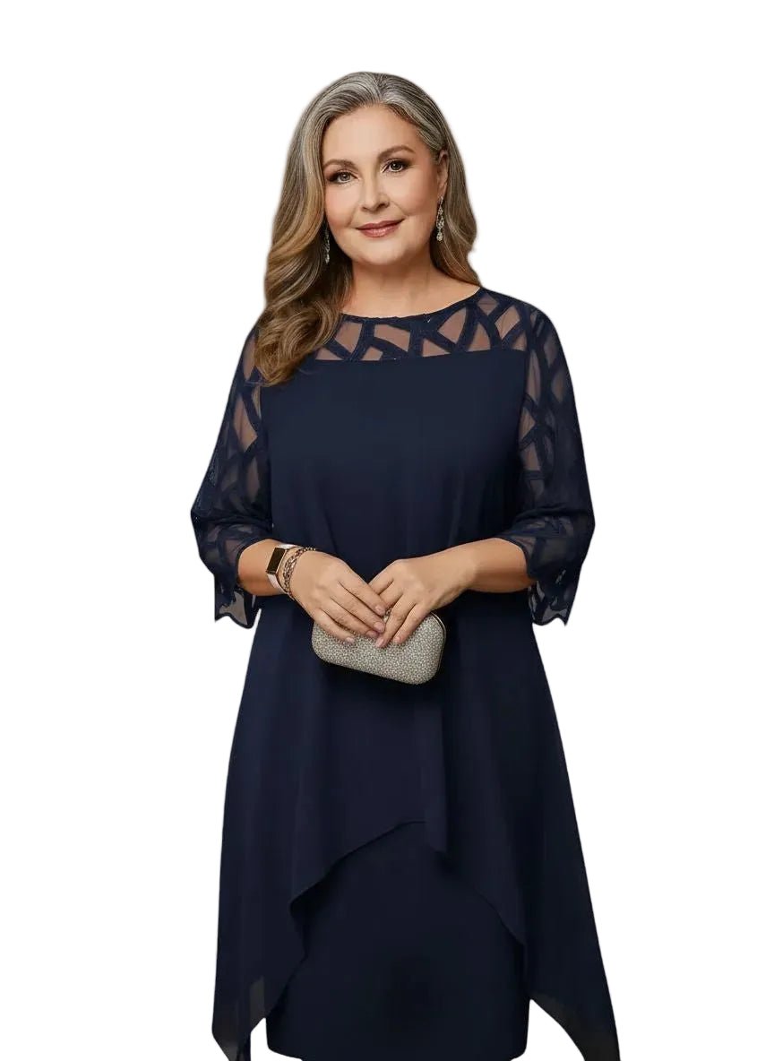 VESTIDO MIDI ELEGANTE Y CÓMODO - VALERINA MARBELLA