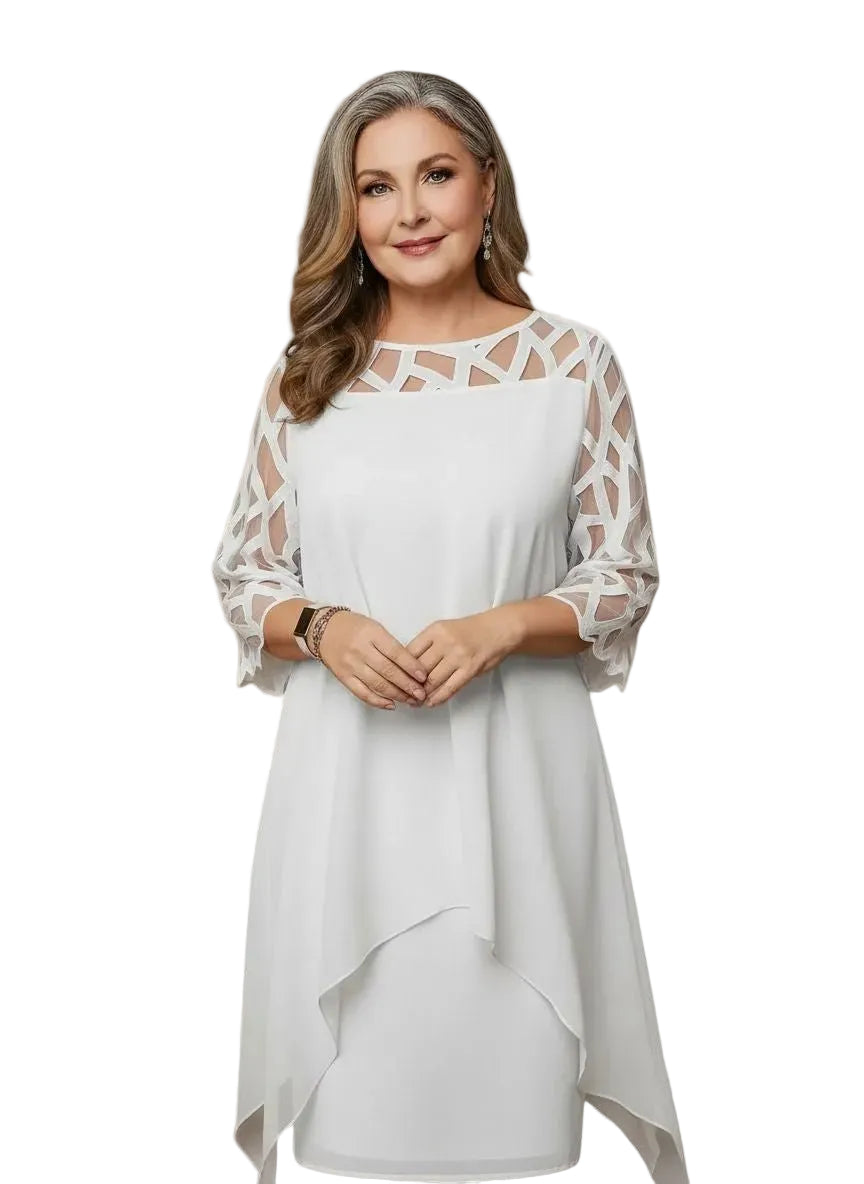 VESTIDO MIDI ELEGANTE Y CÓMODO - VALERINA MARBELLA