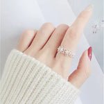 ANILLO VINTAGE FLOR PLATA
