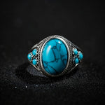 ANILLO NOMADE AZUL PIERRE BLANCO ORO