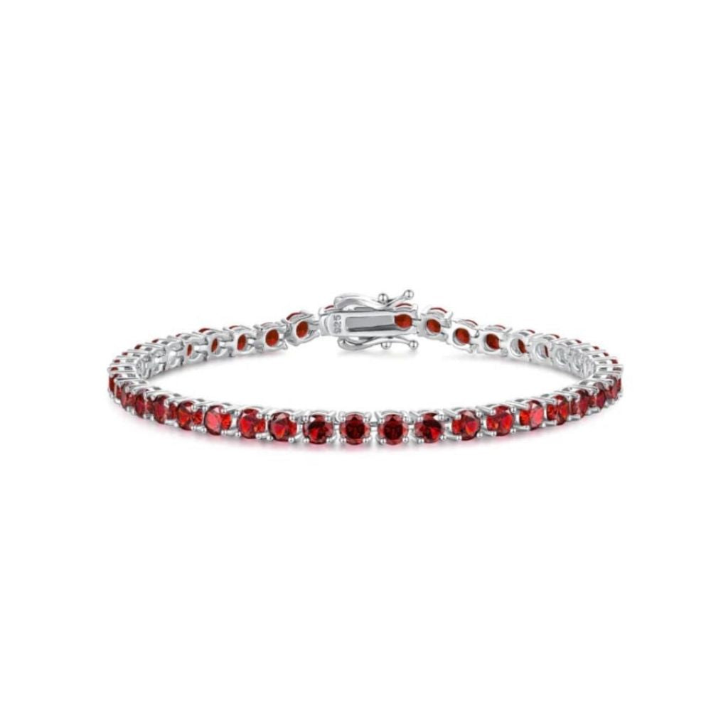 PULSERA RUBÍ TENIS