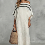 Valmirelle – Effortless drape – Off shoulder maxi dress
