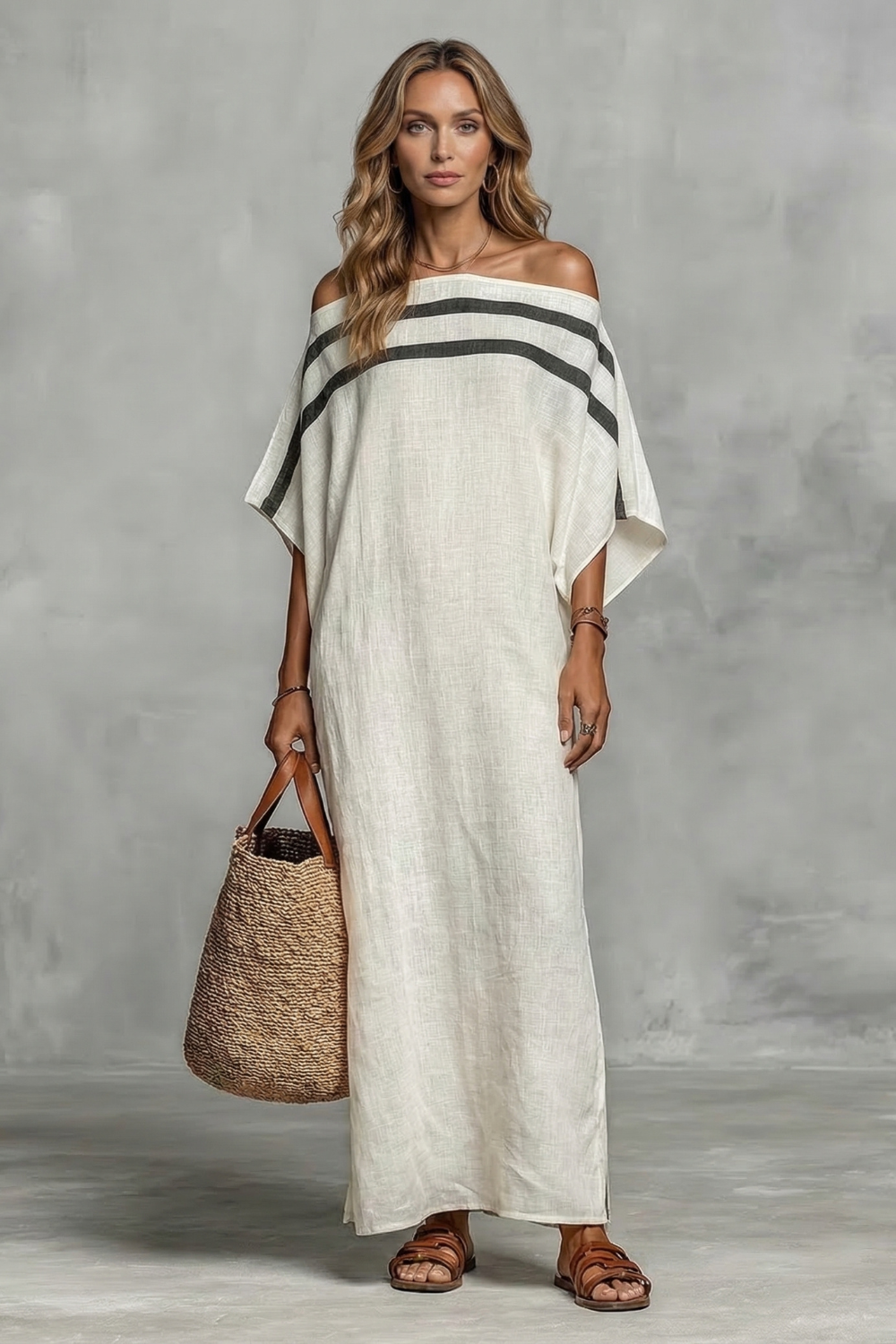 Valmirelle – Effortless drape – Off shoulder maxi dress