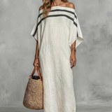 Valmirelle – Effortless drape – Off shoulder maxi dress