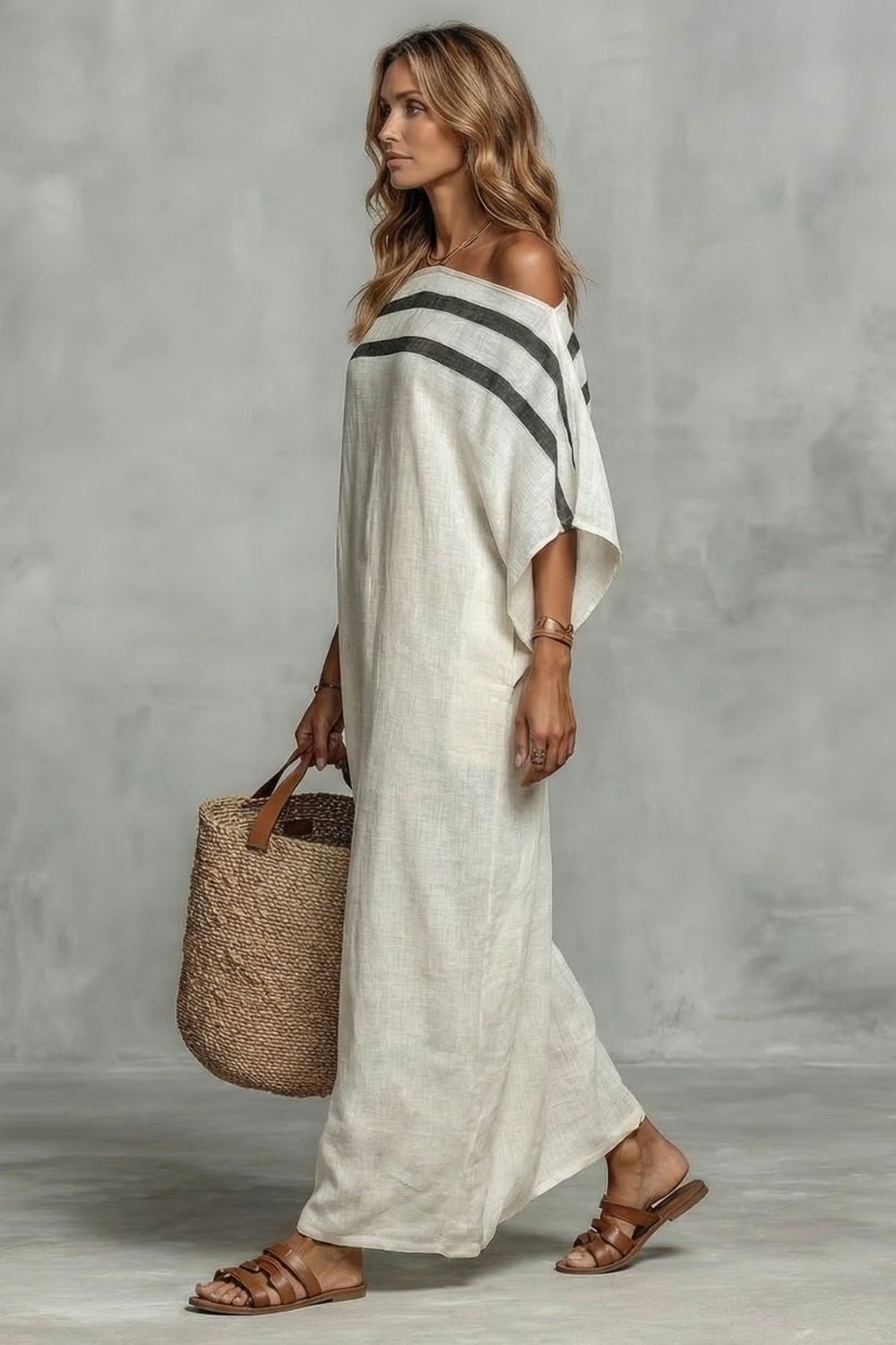 Valmirelle – Effortless drape – Off shoulder maxi dress