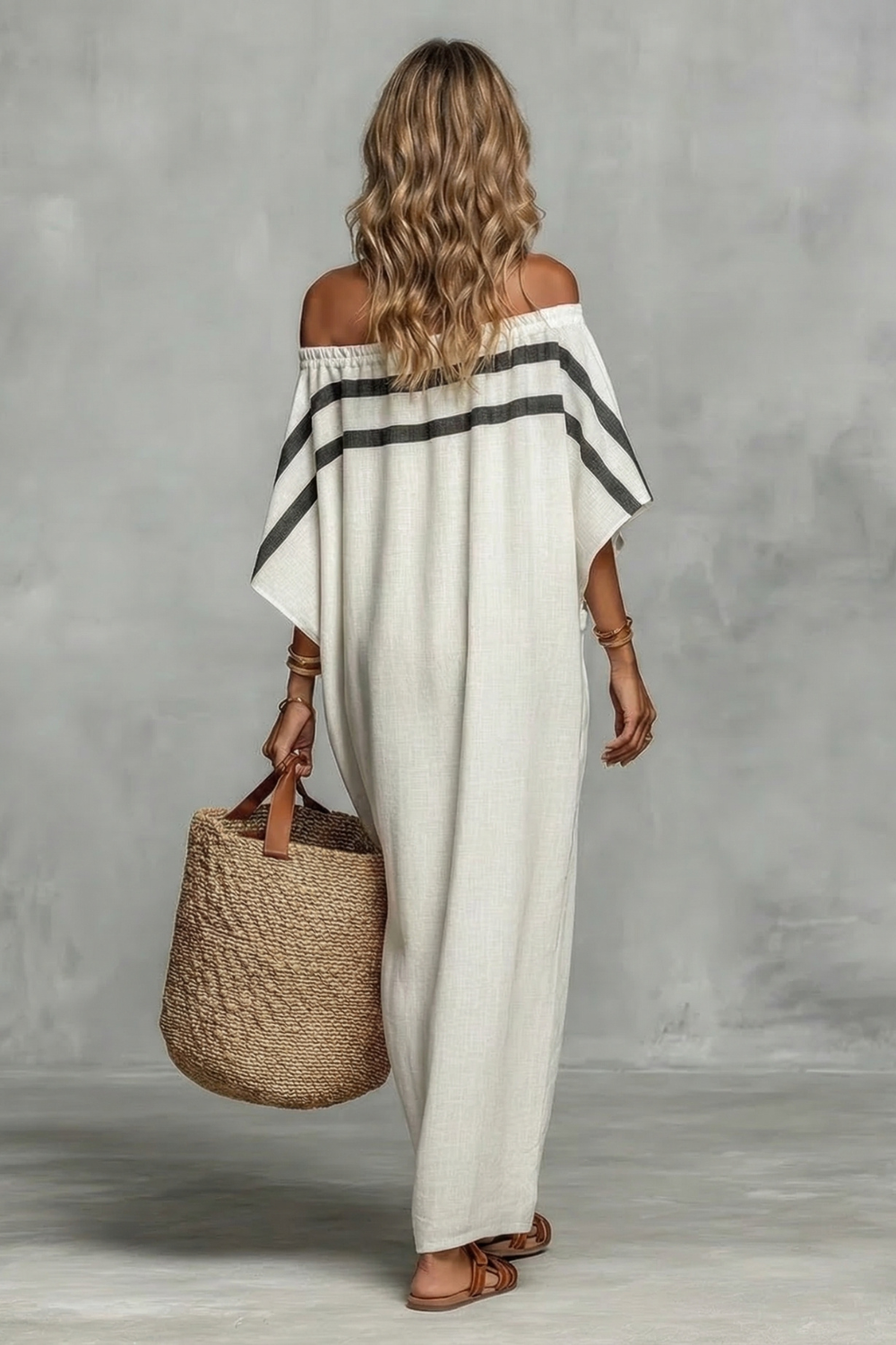 Valmirelle – Effortless drape – Off shoulder maxi dress