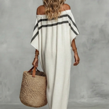 Valmirelle – Effortless drape – Off shoulder maxi dress