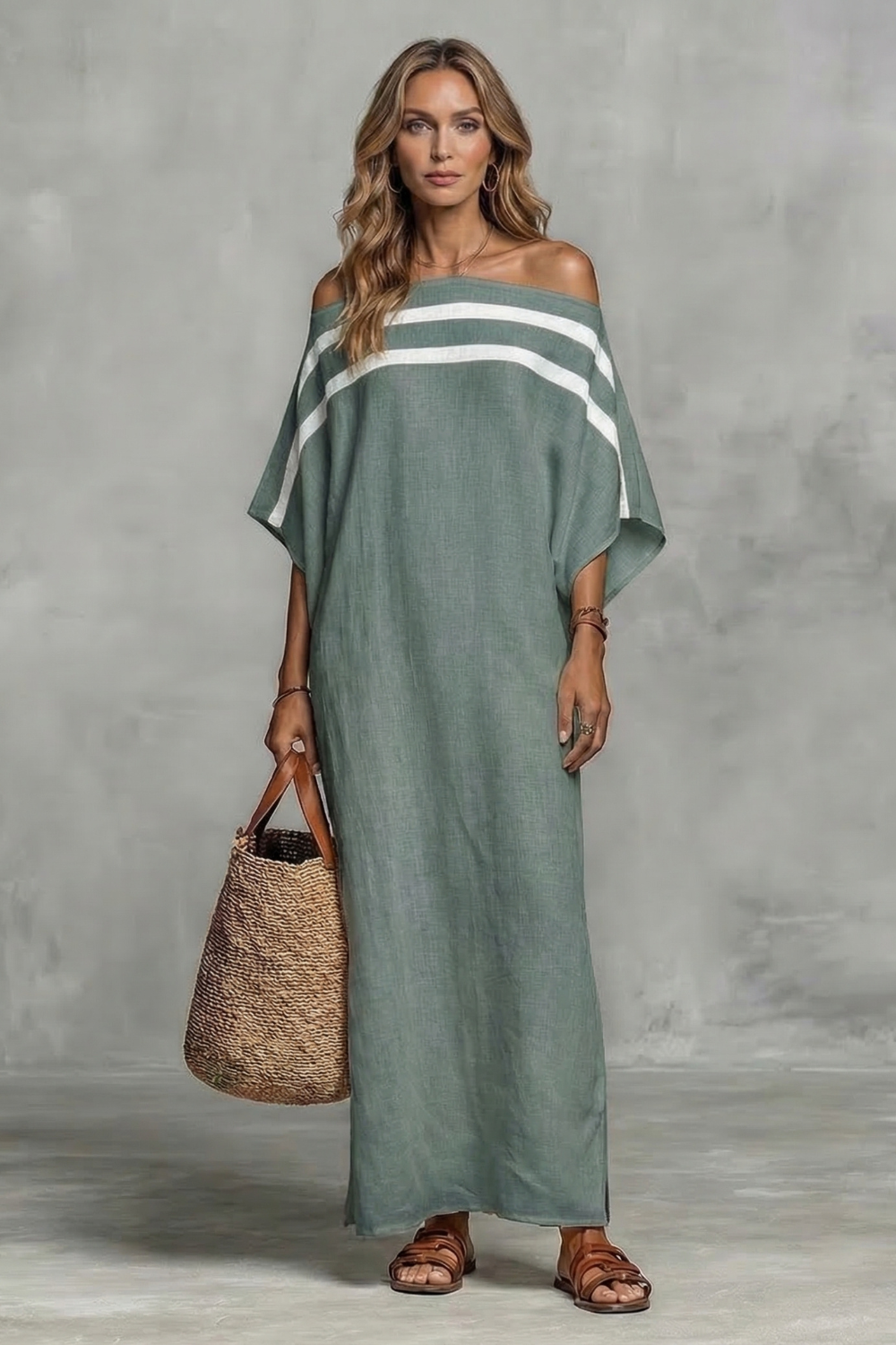 Valmirelle – Effortless drape – Off shoulder maxi dress