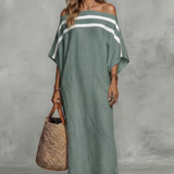 Valmirelle – Effortless drape – Off shoulder maxi dress