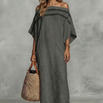 Valmirelle – Effortless drape – Off shoulder maxi dress