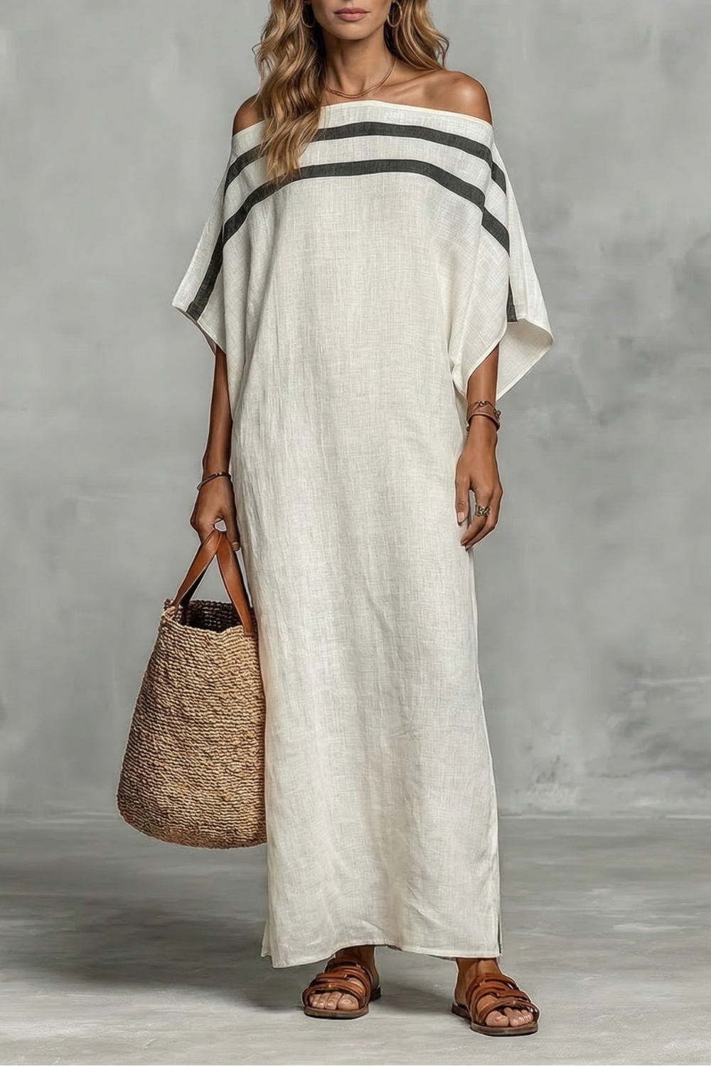 Valmirelle – Effortless drape – Off shoulder maxi dress