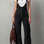 Valnera – Western fringe detail – Flared overalls
