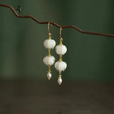 PENDIENTES VINTAGE BLANCO PIERRE & PERLA