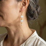 PENDIENTES VINTAGE BLANCO PIERRE & PERLA