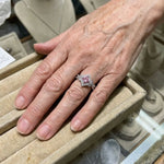 ANILLO ALTA COSTURA PAVÉ CUADRADO