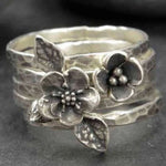 ANILLO VINTAGE FLOR PLATA RANG