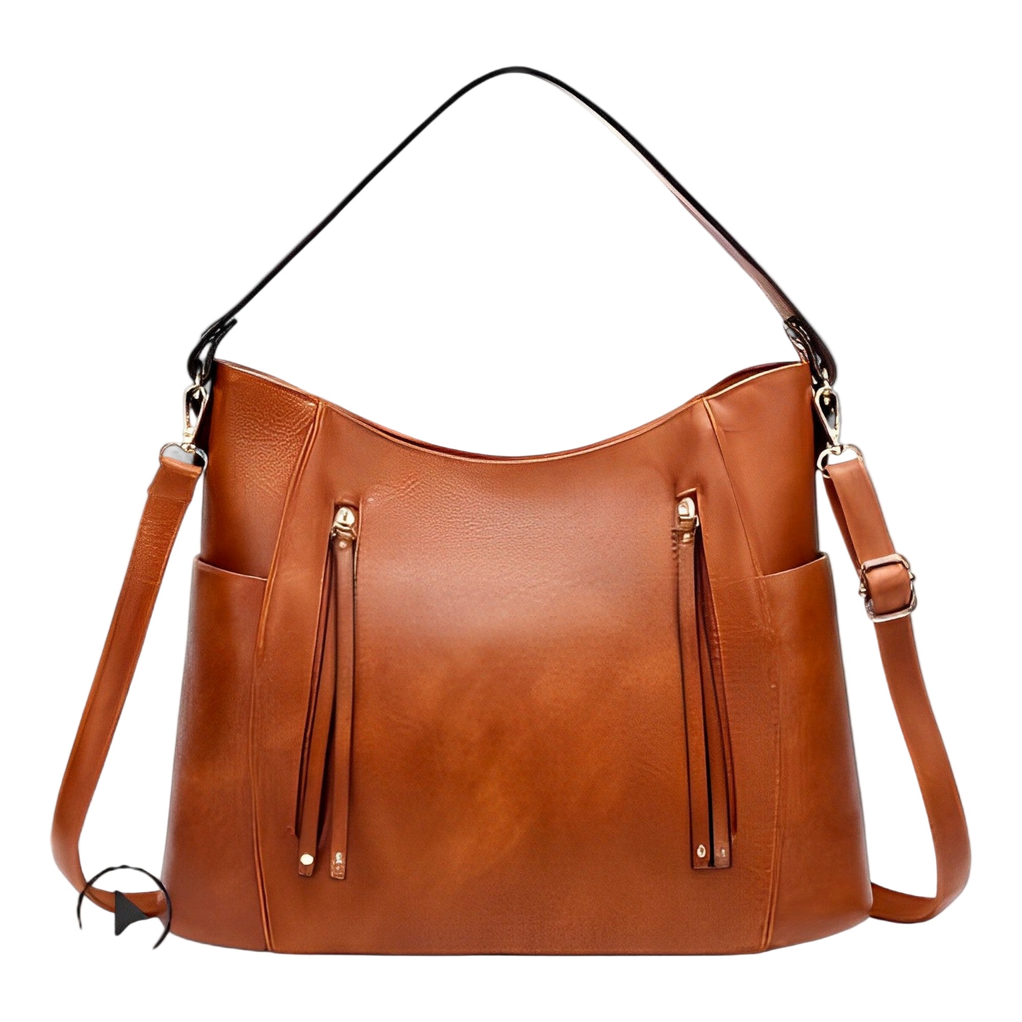 BOLSO DE MANO DE CUERO ELEGANTE CON ENCANTO ATEMPORAL - VALERINA MARBELLA