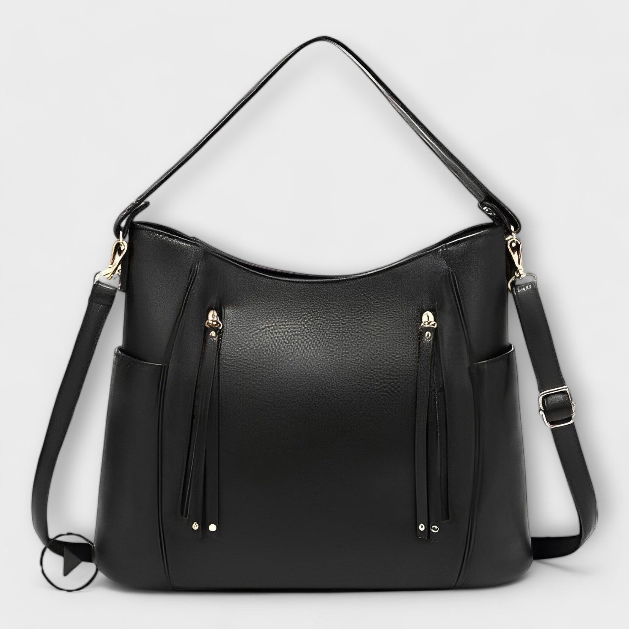 BOLSO DE MANO DE CUERO ELEGANTE CON ENCANTO ATEMPORAL - VALERINA MARBELLA