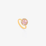ANILLO ROSA CORAZÓN FLOR FLORECIDA ROTATIF | ORO